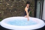 Bestway Whirlpool 2-4 Personen Pool für Garten Outdoor Schwimmbecken Sommer Badespaß Familie Kinder Premium Qualität Gartenpool Sommerurlaub – Bild 3