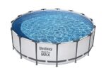 Bestway Aufstellpool 457x122cm Filterpumpe Komplettset Pool für Garten Outdoor Schwimmbecken Sommer Badespaß Familie Kinder Premium Qualität – Bild 9