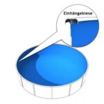 Poolzon Aufstellpool Pool für Garten Outdoor Schwimmbecken Sommer Badespaß Familie Kinder Premium Qualität Gartenpool Sommerurlaub Wellness – Bild 3
