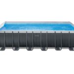 Intex Frame Pool Rund 732x366x132cm Komplettset Pool für Garten Outdoor Schwimmbecken Sommer Badespaß Familie Kinder Premium Qualität Made i