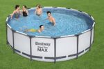 Bestway Aufstellpool 457x122cm Filterpumpe Komplettset Pool für Garten Outdoor Schwimmbecken Sommer Badespaß Familie Kinder Premium Qualität – Bild 5