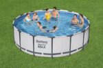 Bestway Aufstellpool 457x122cm Filterpumpe Komplettset Pool für Garten Outdoor Schwimmbecken Sommer Badespaß Familie Kinder Premium Qualität – Bild 6