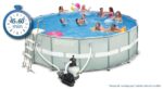 Intex Frame Pool Rund 732x132cm Komplettset Pool für Garten Outdoor Schwimmbecken Sommer Badespaß Familie Kinder Premium Qualität Gartenpool – Bild 4