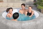 Bestway Whirlpool Ø180cm Pool für Garten Outdoor Schwimmbecken Sommer Badespaß Familie Kinder Premium Qualität Gartenpool Sommerurlaub Made – Bild 5