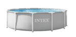 Intex Frame Pool Rund Ø366cm Komplettset Pool für Garten Outdoor Schwimmbecken Sommer Badespaß Familie Kinder Premium Qualität Gartenpool