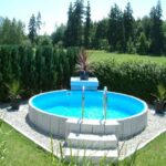 Poolzon Stahlwandpool 350x120cm Pool für Garten Outdoor Schwimmbecken Sommer Badespaß Familie Kinder Premium Qualität Gartenpool Wellness – Bild 2