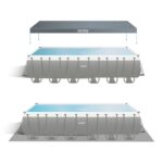 Intex Aufstellpool Komplettset Pool für Garten Outdoor Schwimmbecken Sommer Badespaß Familie Kinder Premium Qualität Gartenpool Sommerurlaub – Bild 6