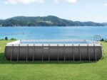 Intex Frame Pool Rund 732x366x132cm Komplettset Pool für Garten Outdoor Schwimmbecken Sommer Badespaß Familie Kinder Premium Qualität Made i – Bild 5