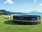 Intex Frame Pool Rund 549x132cm Komplettset Pool für Garten Outdoor Schwimmbecken Sommer Badespaß Familie Kinder Premium Qualität Gartenpool – Bild 6