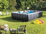 Intex Frame Pool Rund 732x366x132cm Komplettset Pool für Garten Outdoor Schwimmbecken Sommer Badespaß Familie Kinder Premium Qualität Made i – Bild 8
