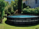 Intex Frame Pool Rund 549x132cm Komplettset Pool für Garten Outdoor Schwimmbecken Sommer Badespaß Familie Kinder Premium Qualität Gartenpool – Bild 7