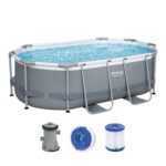 Bestway Frame Pool Rund 305x200x84cm Filterpumpe Komplettset Pool für Garten Outdoor Schwimmbecken Sommer Badespaß Familie Kinder Gartenpool