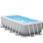 Intex Aufstellpool Komplettset Pool für Garten Outdoor Schwimmbecken Sommer Badespaß Familie Kinder Premium Qualität Gartenpool Sommerurlaub