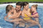 Bestway Frame Pool Rund 366x100cm Filterpumpe Komplettset Pool für Garten Outdoor Schwimmbecken Sommer Badespaß Familie Kinder Gartenpool – Bild 8