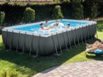 Intex Frame Pool Rund 732x366x132cm Komplettset Pool für Garten Outdoor Schwimmbecken Sommer Badespaß Familie Kinder Premium Qualität Made i – Bild 6