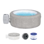 Bestway Whirlpool Ø180cm Pool für Garten Outdoor Schwimmbecken Sommer Badespaß Familie Kinder Premium Qualität Gartenpool Sommerurlaub Made – Bild 11