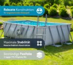 Summer Waves Aufstellpool 400x200cm Pool für Garten Outdoor Schwimmbecken Sommer Badespaß Familie Kinder Premium Qualität Gartenpool Outdoor – Bild 6