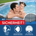 Bestway Frame Pool Rund 305x200x84cm Filterpumpe Komplettset Pool für Garten Outdoor Schwimmbecken Sommer Badespaß Familie Kinder Gartenpool – Bild 6