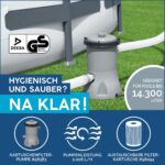 Bestway Aufstellpool 457x107cm Filterpumpe Komplettset Pool für Garten Outdoor Schwimmbecken Sommer Badespaß Familie Kinder Premium Qualität – Bild 9