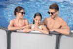 Bestway Frame Pool Rund 427x122cm Filterpumpe Komplettset Pool für Garten Outdoor Schwimmbecken Sommer Badespaß Familie Kinder Gartenpool – Bild 10