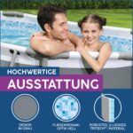 Bestway Frame Pool Rund 305x200x84cm Filterpumpe Komplettset Pool für Garten Outdoor Schwimmbecken Sommer Badespaß Familie Kinder Gartenpool – Bild 7