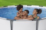 Bestway Aufstellpool 366x100cm Filterpumpe Komplettset Pool für Garten Outdoor Schwimmbecken Sommer Badespaß Familie Kinder Premium Qualität – Bild 8
