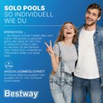 Bestway Aufstellpool 404x201x100cm Pool für Garten Outdoor Schwimmbecken Sommer Badespaß Familie Kinder Premium Qualität Gartenpool Wellness – Bild 3