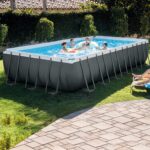 Intex Aufstellpool Komplettset Pool für Garten Outdoor Schwimmbecken Sommer Badespaß Familie Kinder Premium Qualität Gartenpool Sommerurlaub – Bild 9