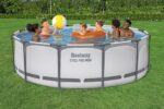 Bestway Aufstellpool 366x100cm Filterpumpe Komplettset Pool für Garten Outdoor Schwimmbecken Sommer Badespaß Familie Kinder Premium Qualität – Bild 11