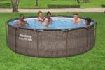 Bestway Frame Pool Rund 366x100cm Filterpumpe Komplettset Pool für Garten Outdoor Schwimmbecken Sommer Badespaß Familie Kinder Gartenpool – Bild 9