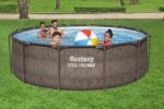 Bestway Frame Pool Rund 366x100cm Filterpumpe Komplettset Pool für Garten Outdoor Schwimmbecken Sommer Badespaß Familie Kinder Gartenpool – Bild 11