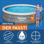 Bestway Aufstellpool 457x107cm Filterpumpe Komplettset Pool für Garten Outdoor Schwimmbecken Sommer Badespaß Familie Kinder Premium Qualität – Bild 10