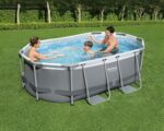Bestway Frame Pool Rund 305x200x84cm Filterpumpe Komplettset Pool für Garten Outdoor Schwimmbecken Sommer Badespaß Familie Kinder Gartenpool – Bild 10