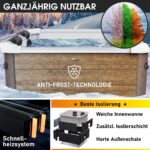 MSpa Frame Oslo Amber Whirlpool 6 Personen | 160-180cm | Feste Außenwand | LED | Winterfest Ganzjährig | 5 Modelle – Bild 9