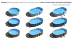 Gre Fidji Aufstellpool Stahl rund 350x120cm | Abnehmbar | Weißes Design | Gartenpool KIT350ECO – Bild 8