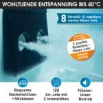 MSpa Frame Oslo Amber Whirlpool 6 Personen | 160-180cm | Feste Außenwand | LED | Winterfest Ganzjährig | 5 Modelle – Bild 6