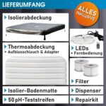 MSpa Frame Oslo Whirlpool 6 Personen | 160-180cm | Feste Außenwand | LED | Winterfest Ganzjährig | Sapphire Amber Aero Plus – Bild 7