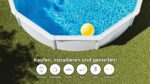 Gre Fidji Aufstellpool Stahl rund 300x120cm | Abnehmbar | Weißes Design | Gartenpool KIT300ECO – Bild 5