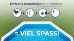 Gre Fidji Aufstellpool Stahl rund 300x120cm | Abnehmbar | Weißes Design | Gartenpool KIT300ECO – Bild 3