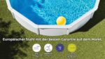 Gre Fidji Aufstellpool Stahl rund 300x120cm | Abnehmbar | Weißes Design | Gartenpool KIT300ECO – Bild 2