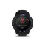 Garmin Instinct 3 50mm AMOLED GPS-Smartwatch Outdoor Multisport Pulsuhr LED-Taschenlampe 24 Tage Akku Schwarz-Blau – Bild 4