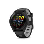 Garmin Forerunner 265 46mm GPS-Laufuhr AMOLED Touchdisplay Sportuhr Fitnessuhr mit Pulsmesser Schwarz Herren Damen
