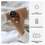 Garmin Venu 3S 41mm AMOLED GPS-Fitness-Smartwatch Telefonfunktion Sprachassistenz Fitnesstracker Kieselgrau Schiefergrau – Bild 3