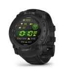 Garmin Instinct 3 Tactical 50mm AMOLED GPS-Multisport-Smartwatch Taktisch Outdoor Pulsuhr LED-Taschenlampe Schwarz