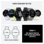 Garmin Venu 4 41mm AMOLED GPS-Fitness-Smartwatch mit Telefonfunktion Sprachassistenz Fitnesstracker Grau Silber – Bild 7
