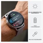 Garmin Venu 4 45mm AMOLED GPS-Fitness-Smartwatch mit Telefonfunktion Sprachassistenz Fitnesstracker Grau Silber – Bild 8