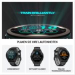 Garmin Forerunner 265 46mm GPS-Laufuhr AMOLED Touchdisplay Sportuhr Fitnessuhr mit Pulsmesser Schwarz Herren Damen – Bild 2