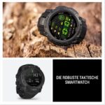 Garmin Instinct 3 Tactical 50mm AMOLED GPS-Multisport-Smartwatch Taktisch Outdoor Pulsuhr LED-Taschenlampe Schwarz – Bild 9
