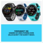 Garmin Forerunner 265 46mm GPS-Laufuhr AMOLED Touchdisplay Sportuhr Fitnessuhr mit Pulsmesser Schwarz Herren Damen – Bild 8