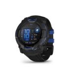 Garmin Instinct 3 50mm AMOLED GPS-Smartwatch Outdoor Multisport Pulsuhr LED-Taschenlampe 24 Tage Akku Schwarz-Blau